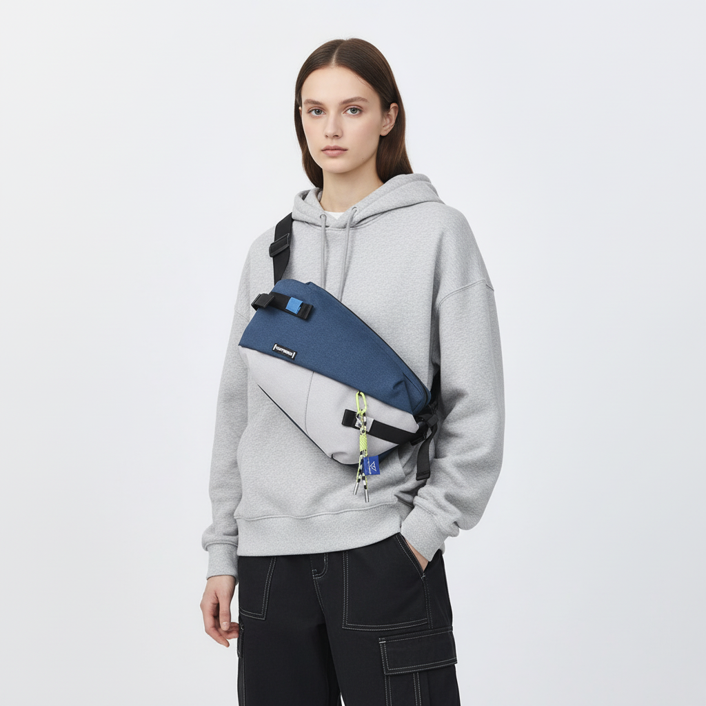 Vaylure Unisex Nylon-Crossbody-Tasche