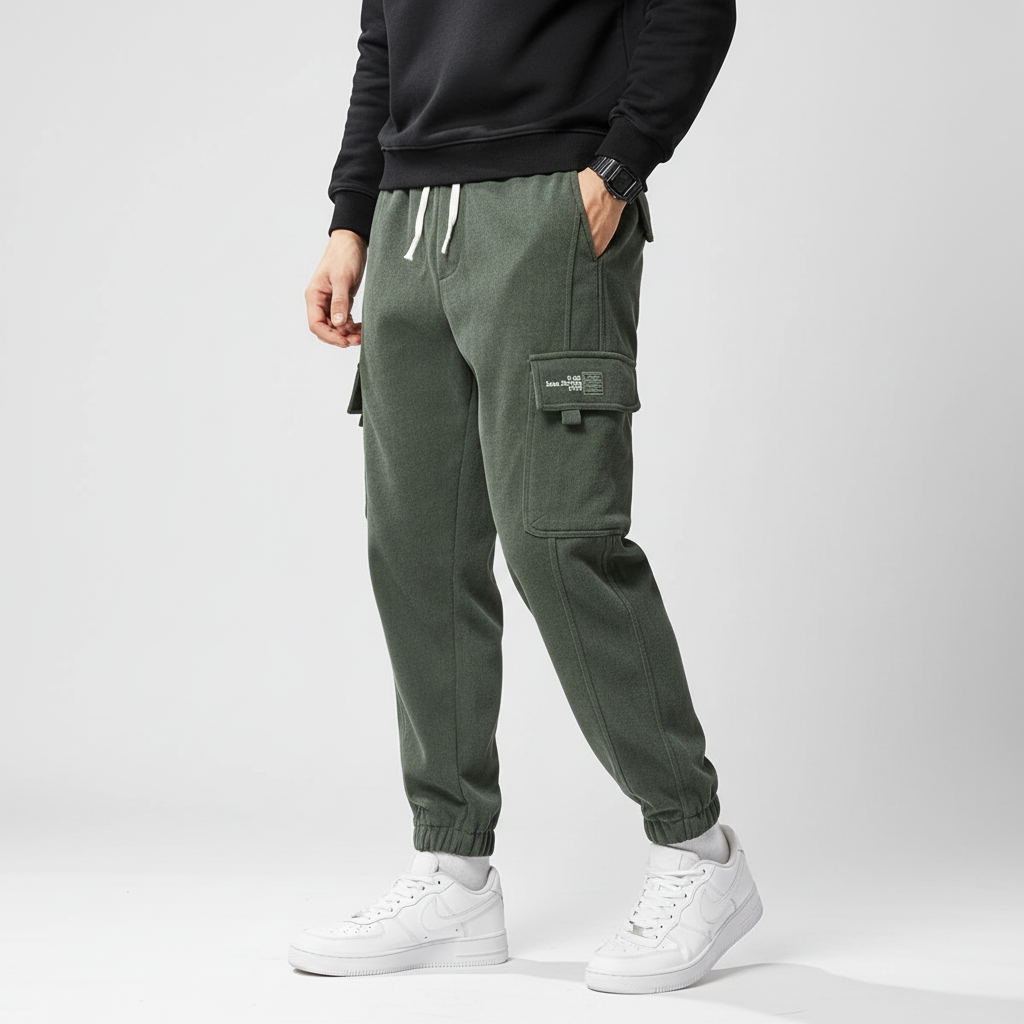 Vayrloft Elastischer Bund Cargo-Jogger