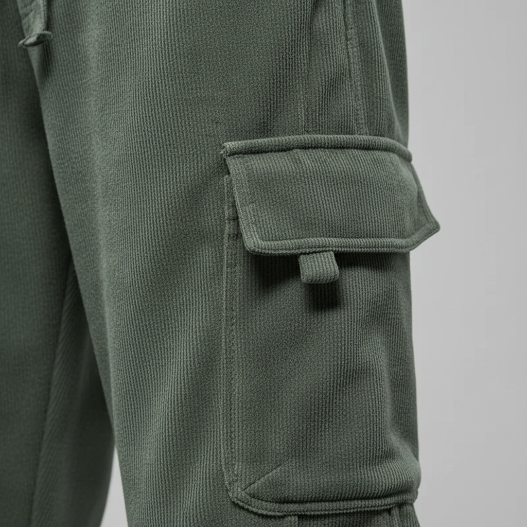 Vayrloft Elastischer Bund Cargo-Jogger