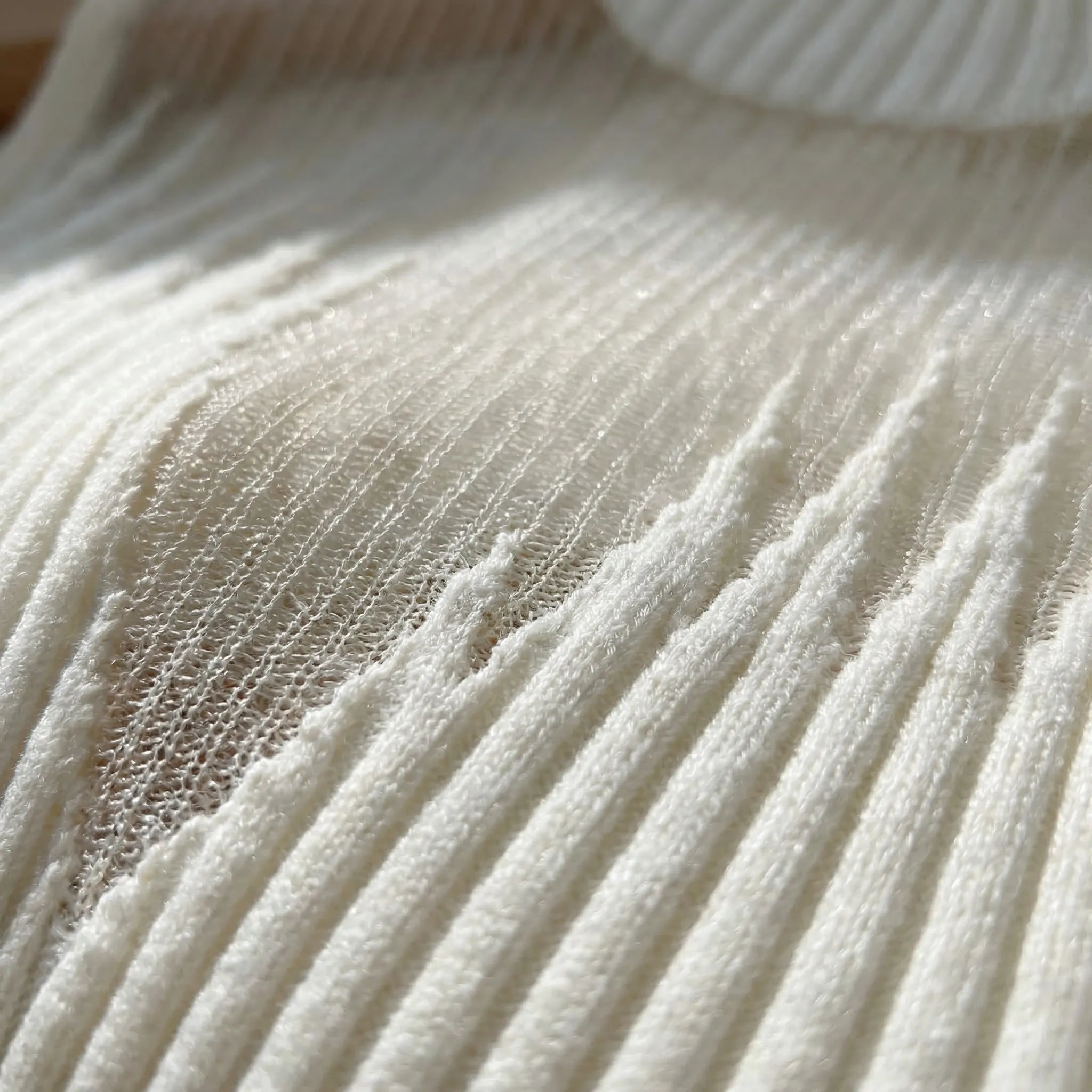 Veilknit Ärmelloses gestricktes Wäscheoberteil