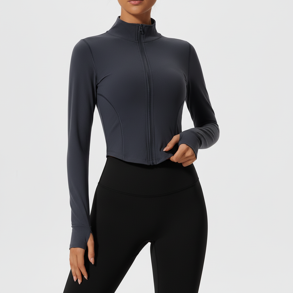 Velaform Figurbetonte Langarm-Sportjacke