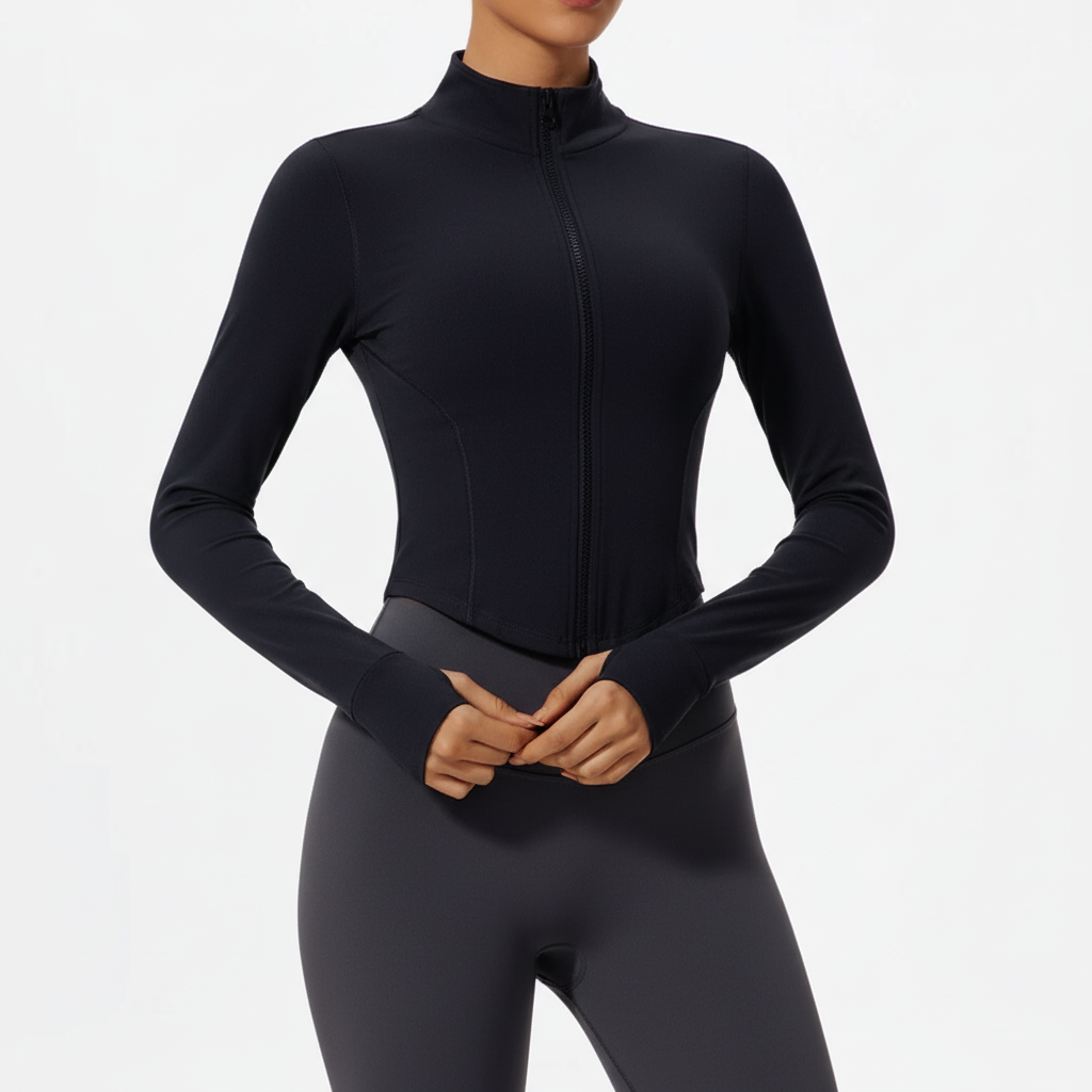 Velaform Figurbetonte Langarm-Sportjacke
