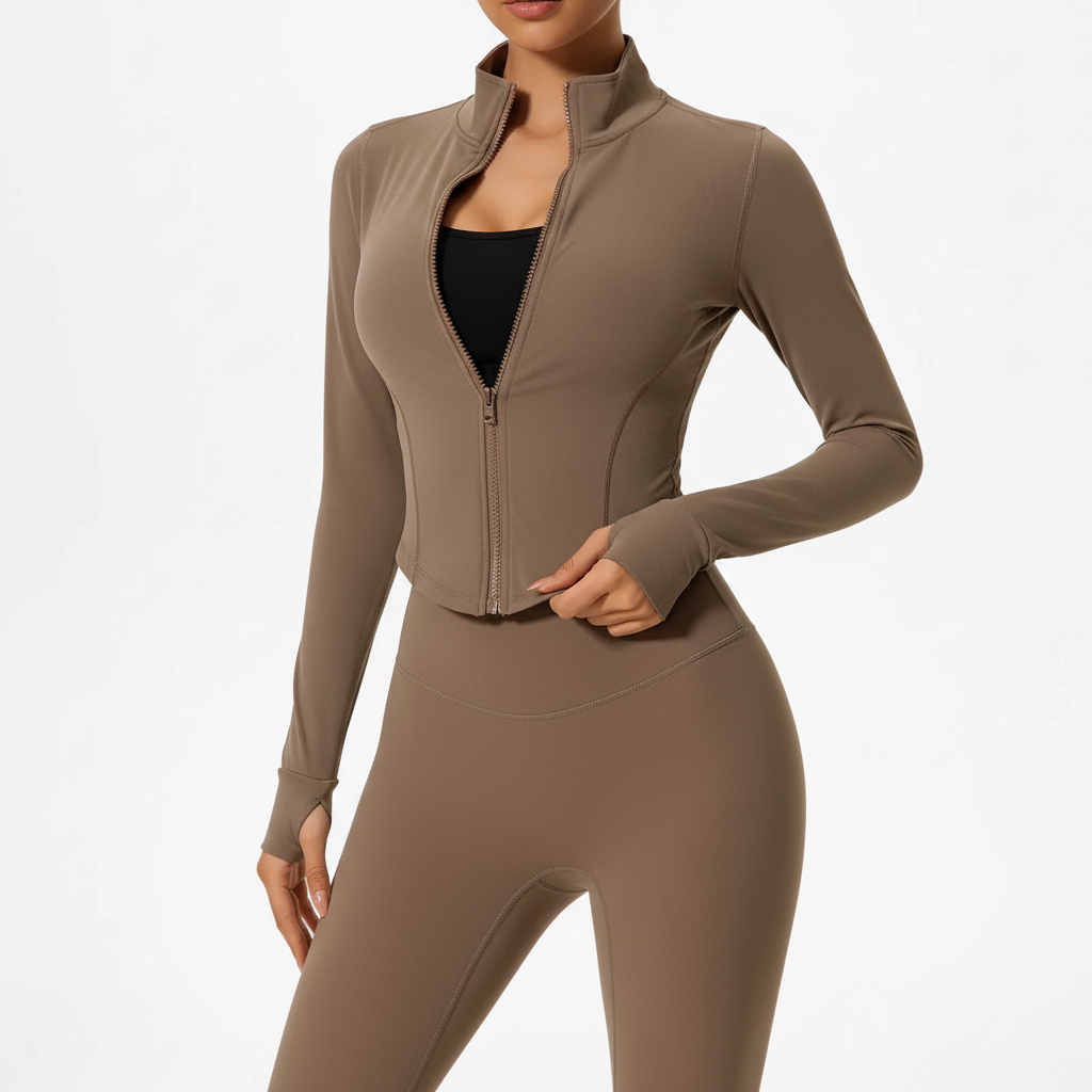 Velaform Figurbetonte Langarm-Sportjacke