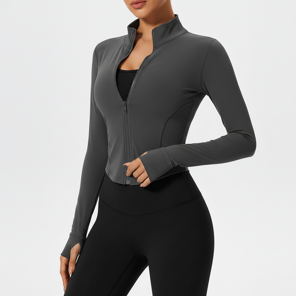 Velaform Figurbetonte Langarm-Sportjacke