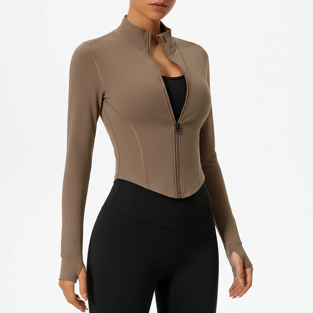 Velaform Figurbetonte Langarm-Sportjacke
