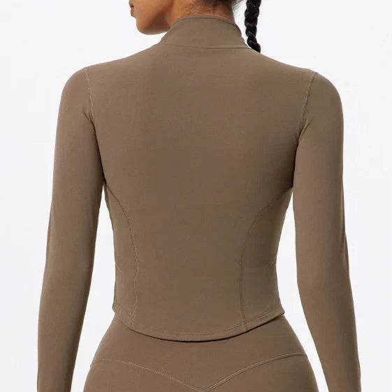 Velaform Figurbetonte Langarm-Sportjacke