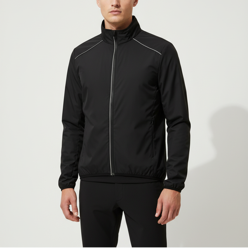 VeloGuard Fahrradjacke mit hoher Sichtbarkeit