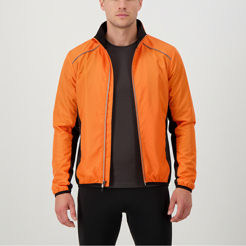 VeloGuard Fahrradjacke mit hoher Sichtbarkeit