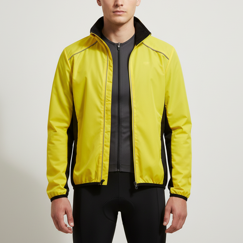 VeloGuard Fahrradjacke mit hoher Sichtbarkeit