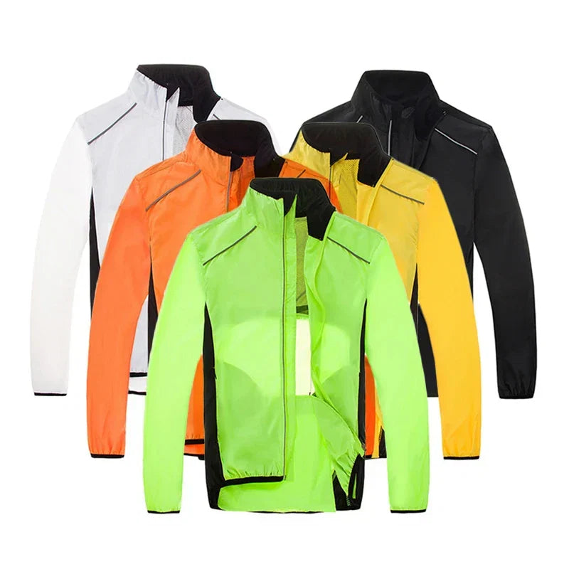 VeloGuard Fahrradjacke mit hoher Sichtbarkeit