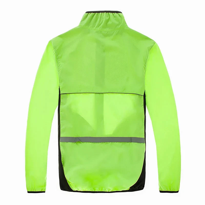 VeloGuard Fahrradjacke mit hoher Sichtbarkeit