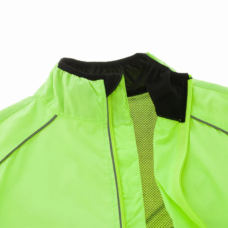 VeloGuard Fahrradjacke mit hoher Sichtbarkeit