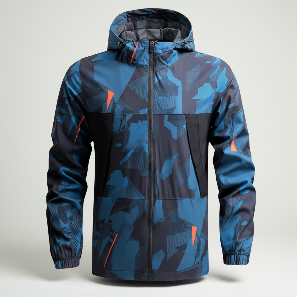 VeloGuard Fahrrad-Windjacke mit Kapuze