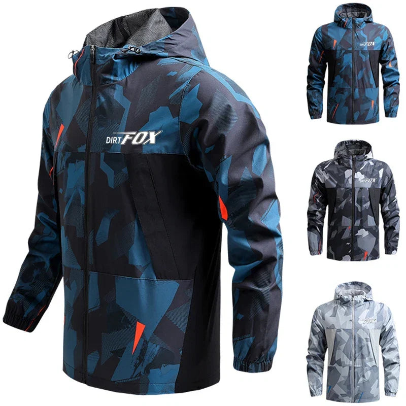 VeloGuard Fahrrad-Windjacke mit Kapuze