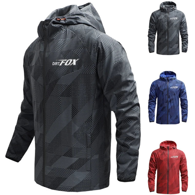 VeloGuard Fahrrad-Windjacke mit Kapuze
