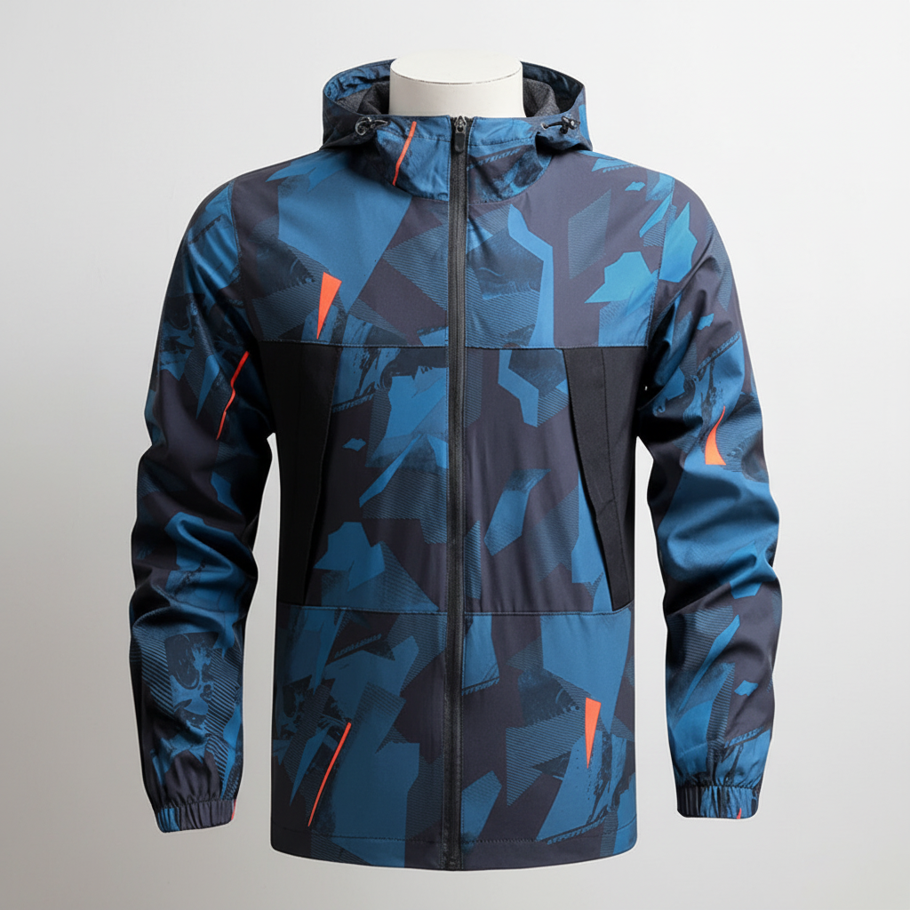 VeloGuard Fahrrad-Windjacke mit Kapuze
