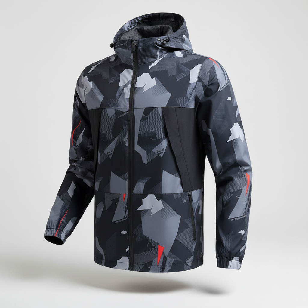 VeloGuard Fahrrad-Windjacke mit Kapuze