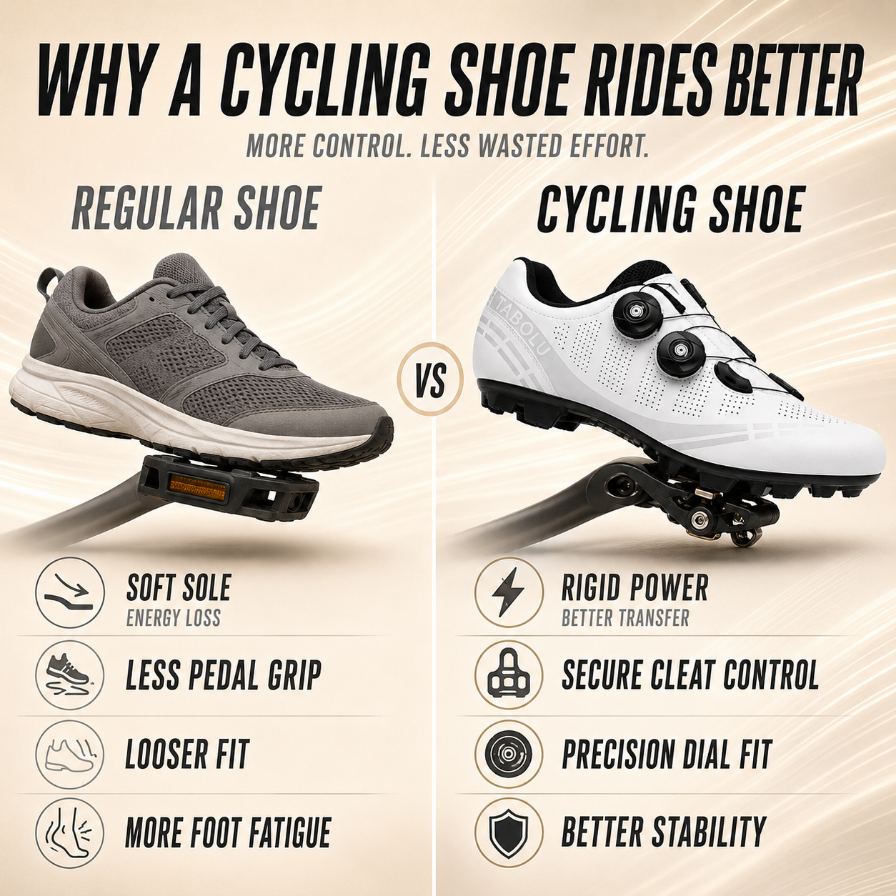 Veloctra Selbstsperrendes MTB-Rennrad-Schuh