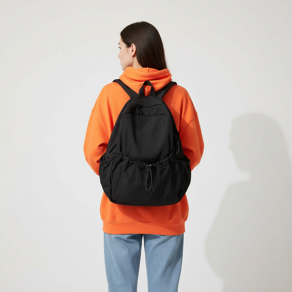 Velorae Großvolumiger Nylon-Rucksack