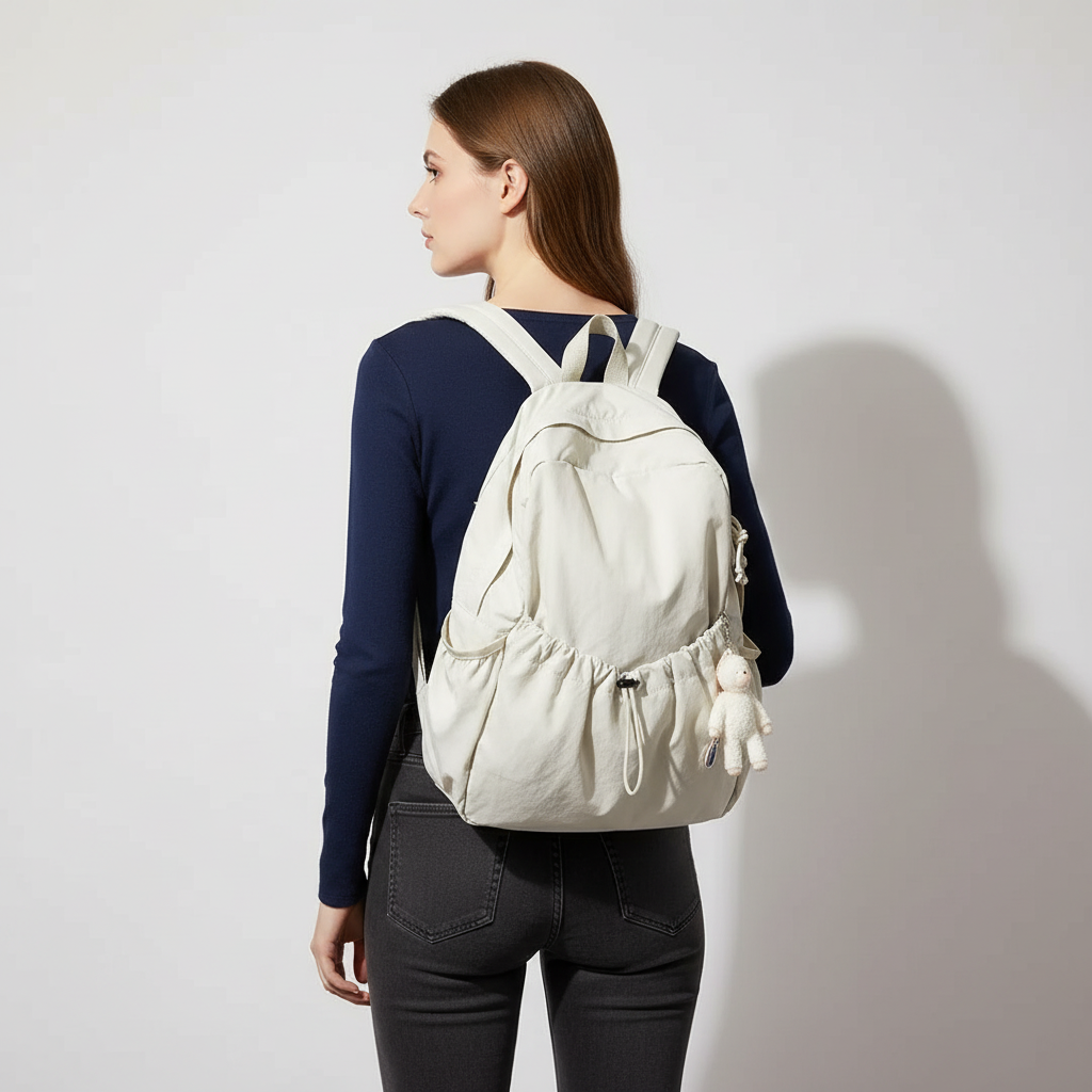 Velorae Großvolumiger Nylon-Rucksack