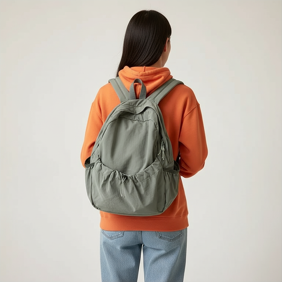 Velorae Großvolumiger Nylon-Rucksack