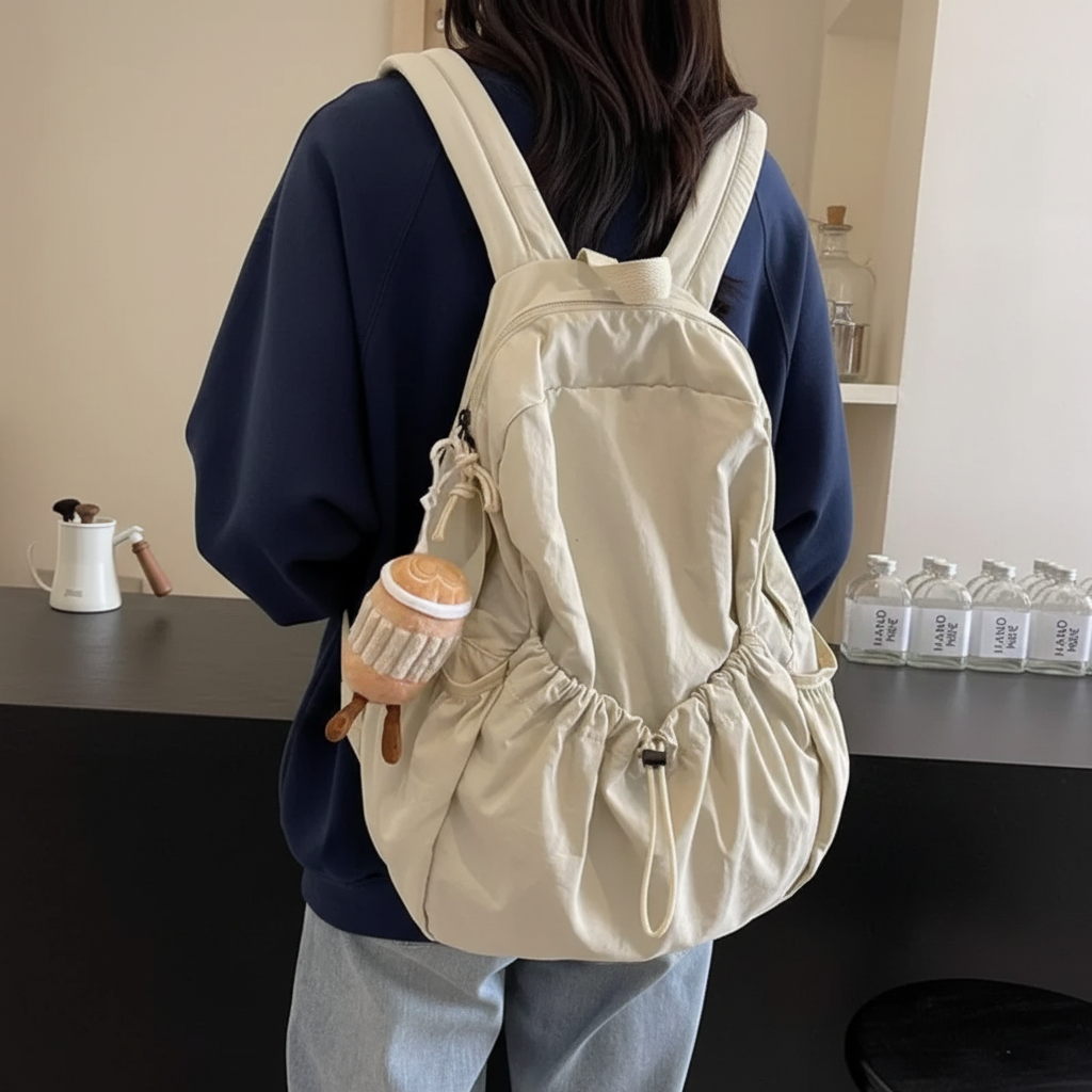 Velorae Großvolumiger Nylon-Rucksack