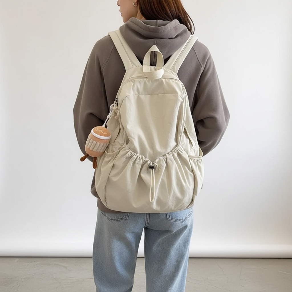 Velorae Großvolumiger Nylon-Rucksack