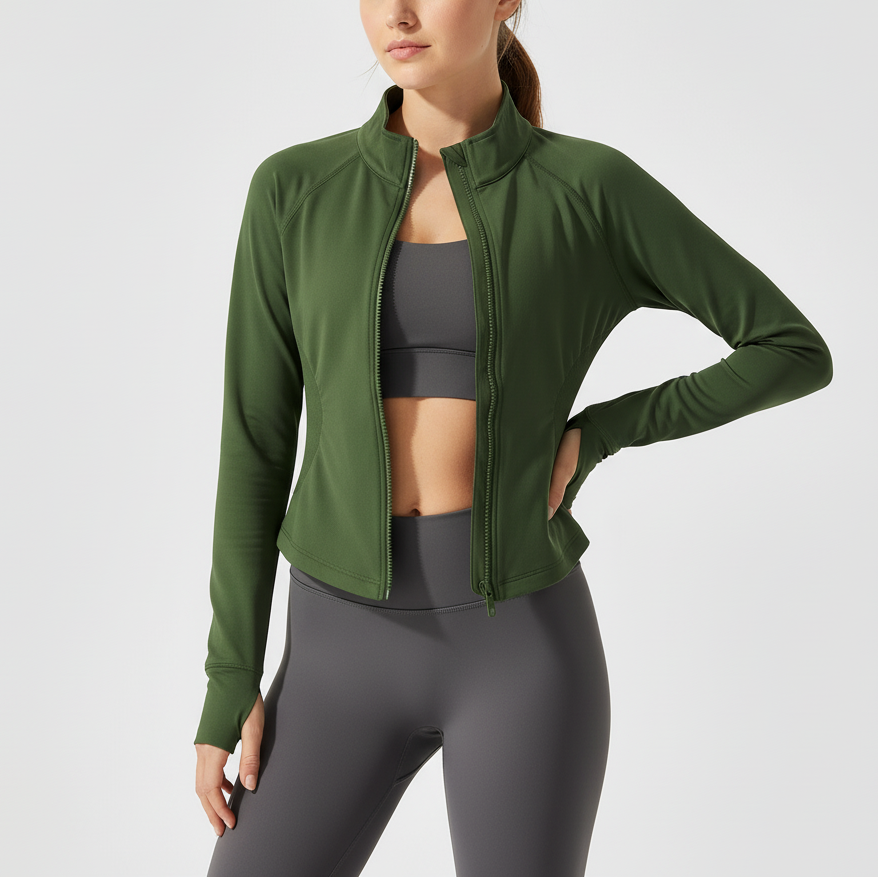 Veloriax Langarmjacke mit Reißverschluss