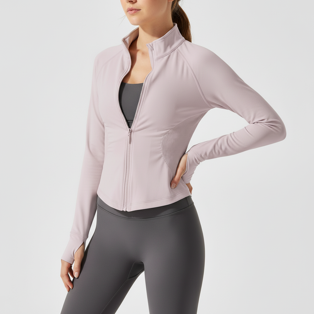 Veloriax Langarmjacke mit Reißverschluss