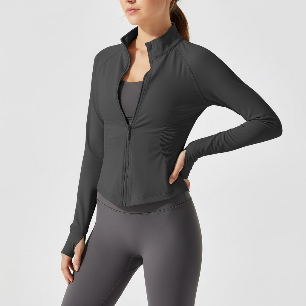 Veloriax Langarmjacke mit Reißverschluss