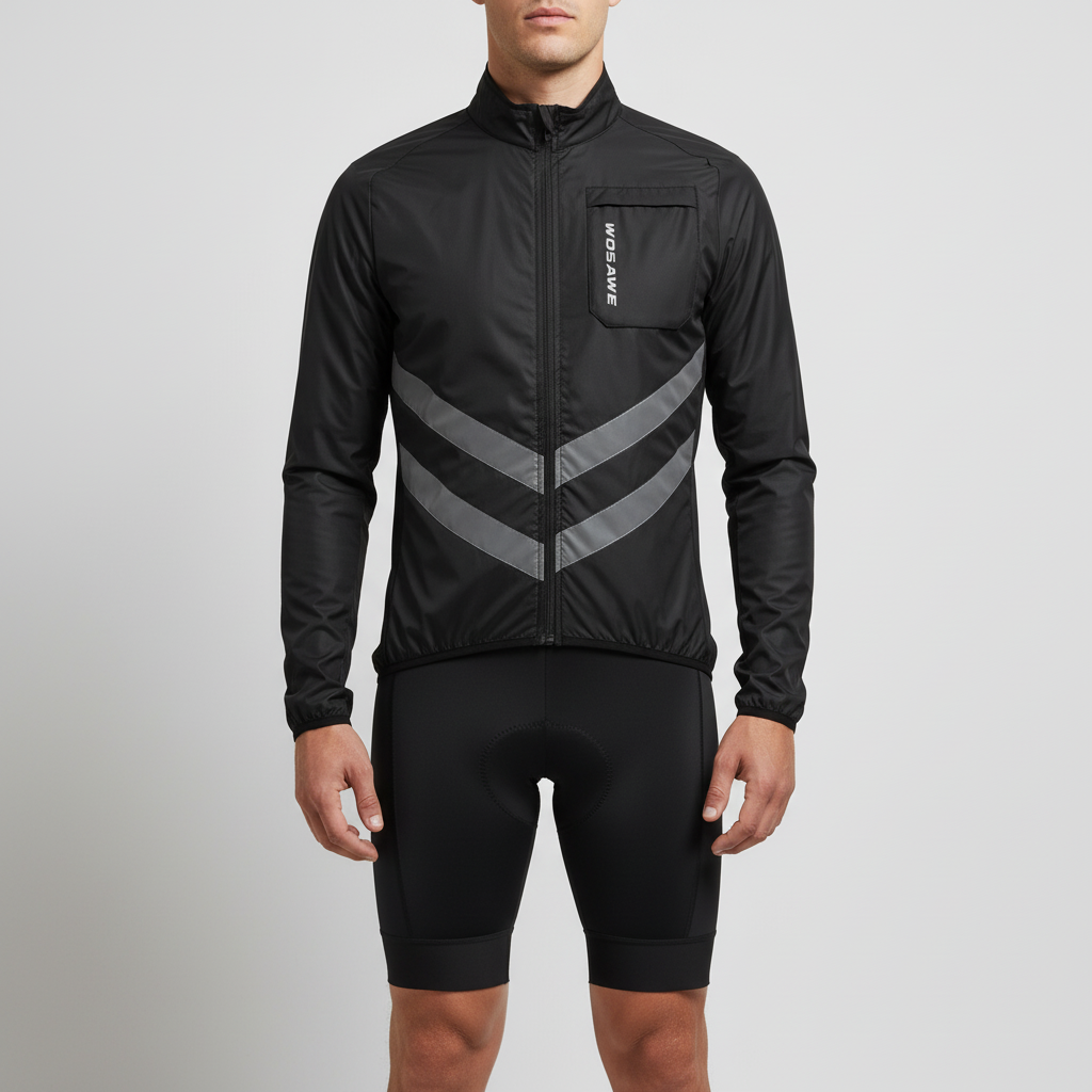 Velorinex Langarm-Rad-Windbreaker