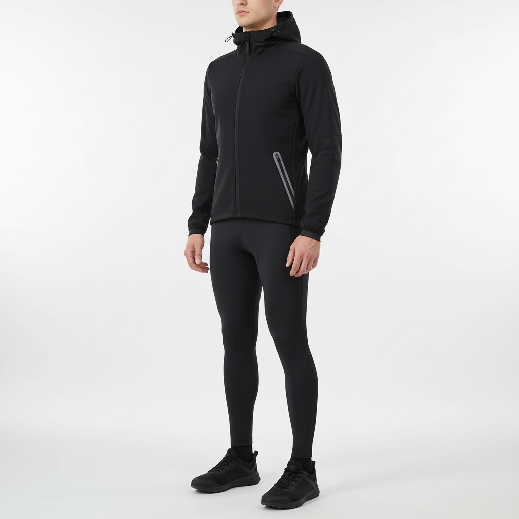 Velorunx Herren Radjacke mit Kapuze