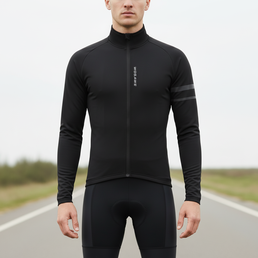 Veloshell Herren Slim-Fit Radjacke
