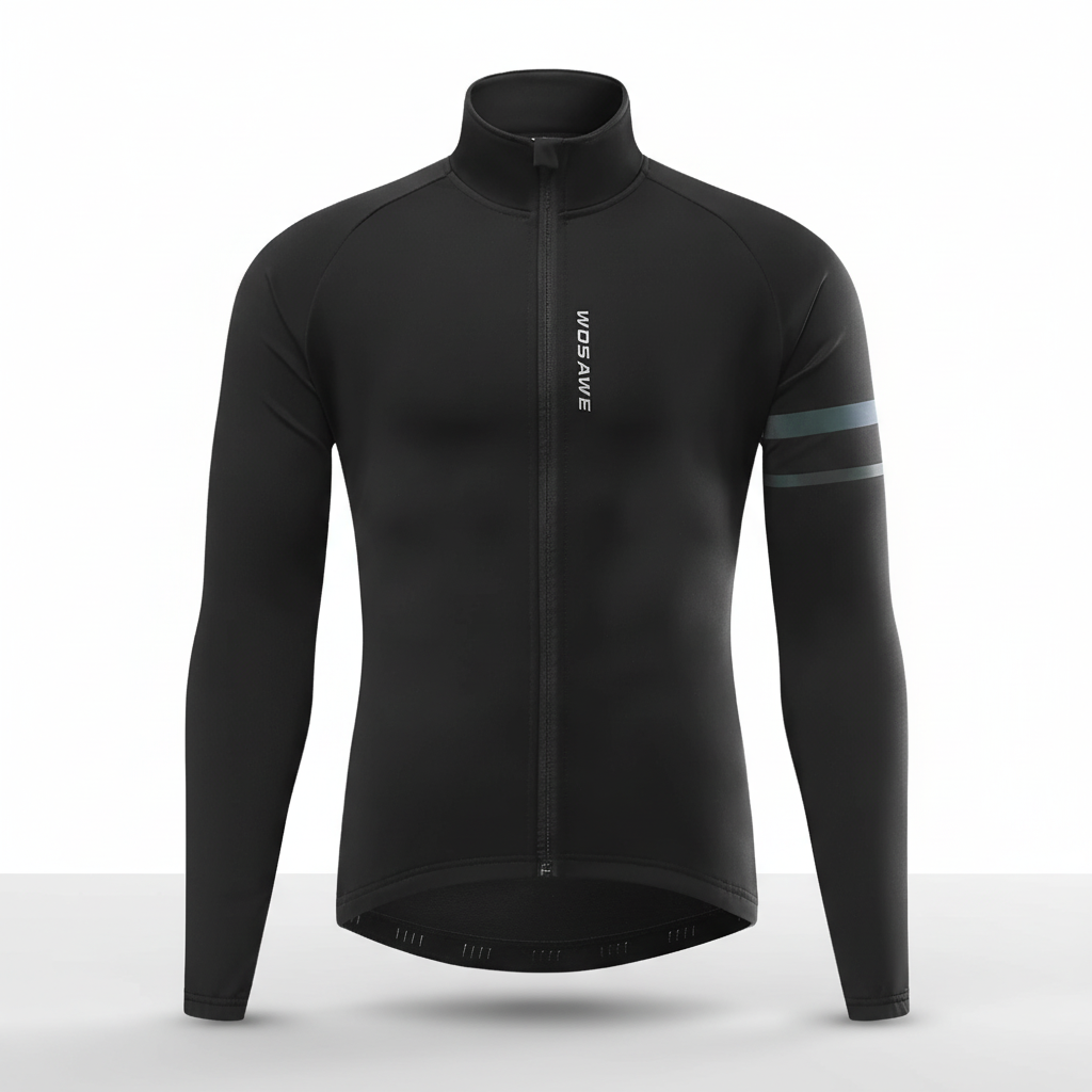 Veloshell Herren Slim-Fit Radjacke