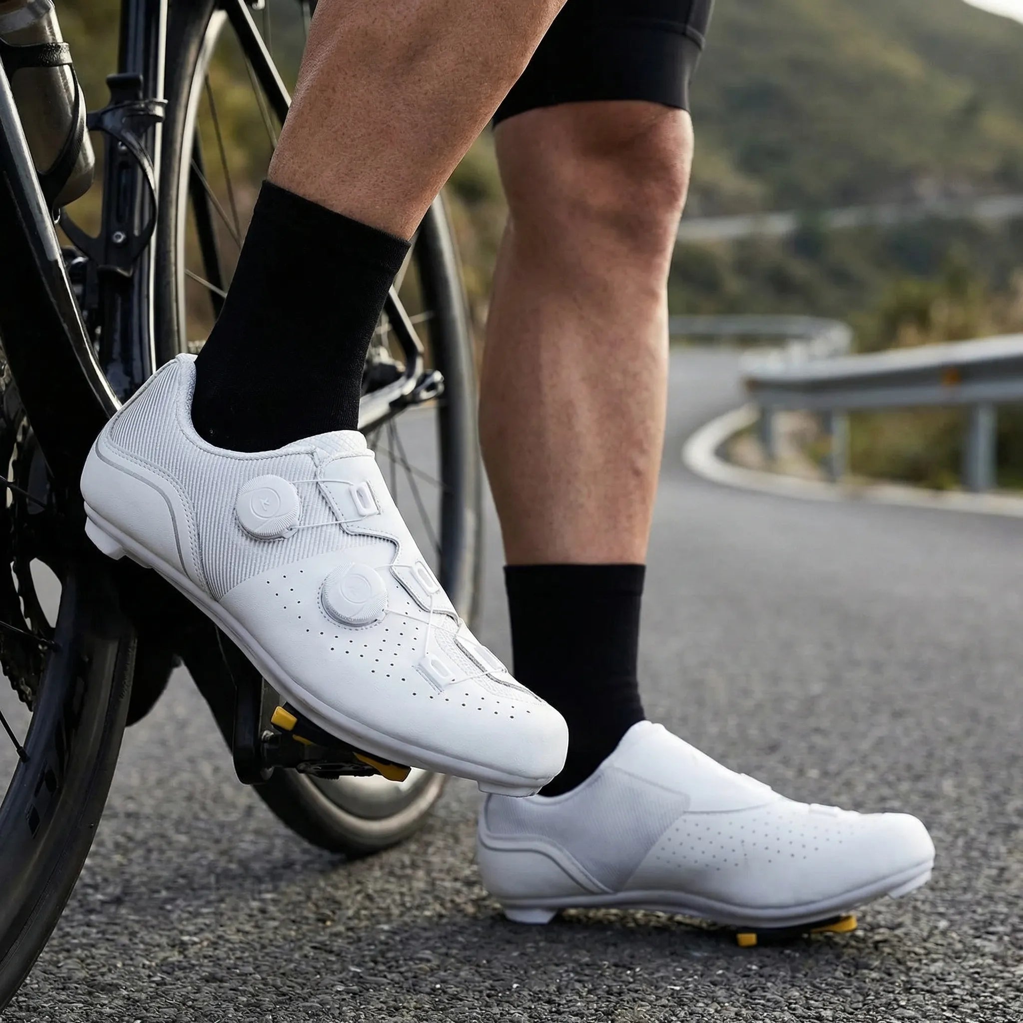 Velotrak Selbstsperr-Rennrad- und MTB-Radschuh