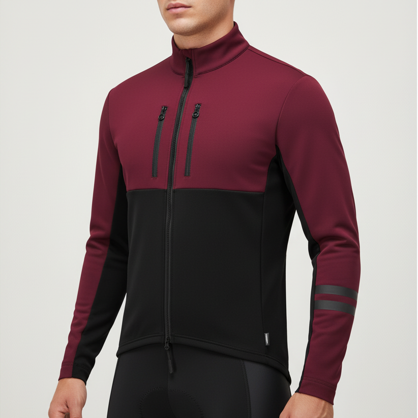 Veloxaro Herren Thermo-Radjacke