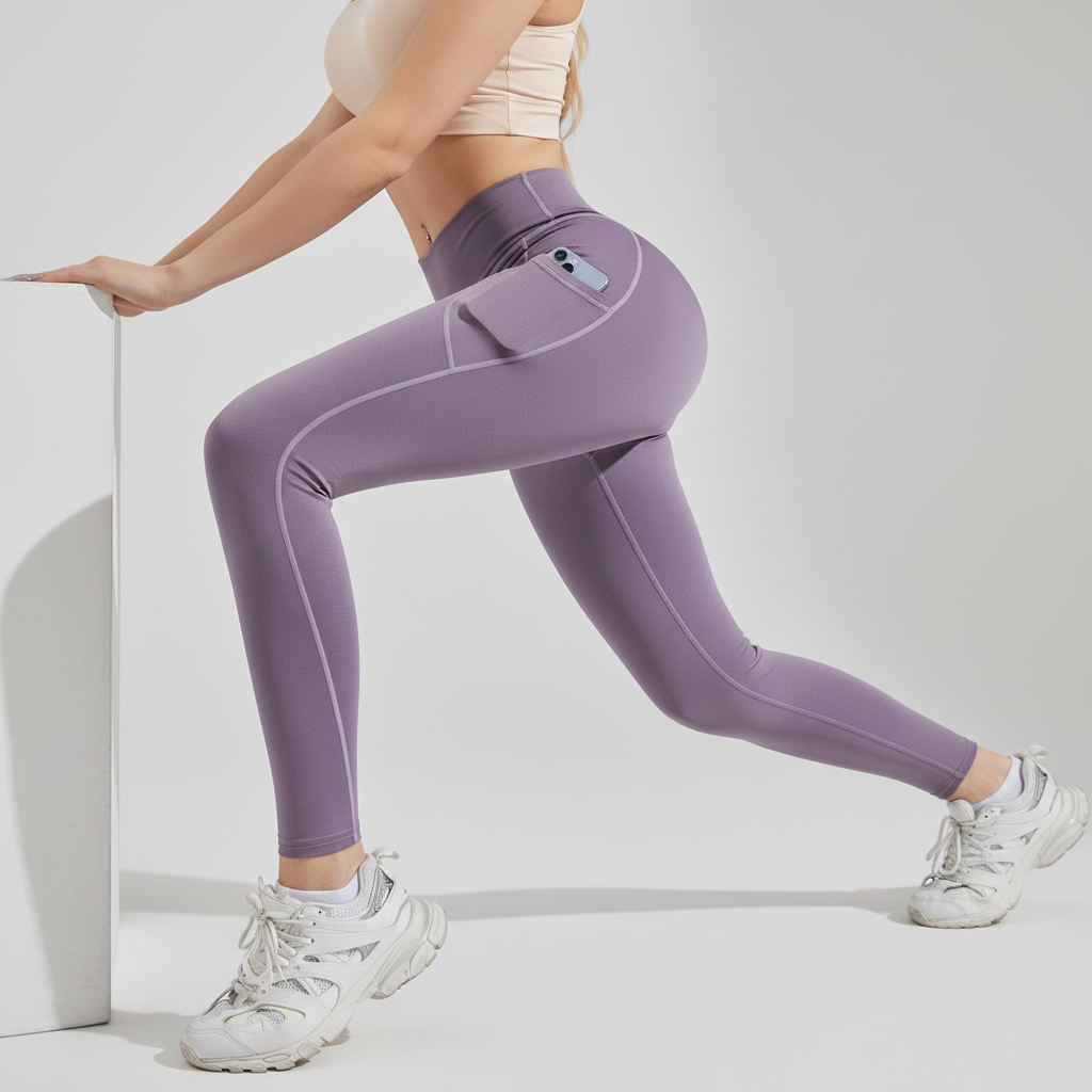 Vervelle Hochbund-Performance-Leggings