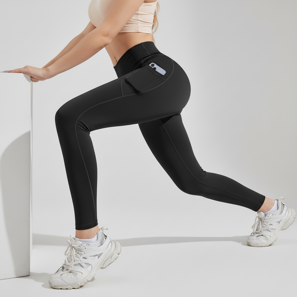 Vervelle Hochbund-Performance-Leggings