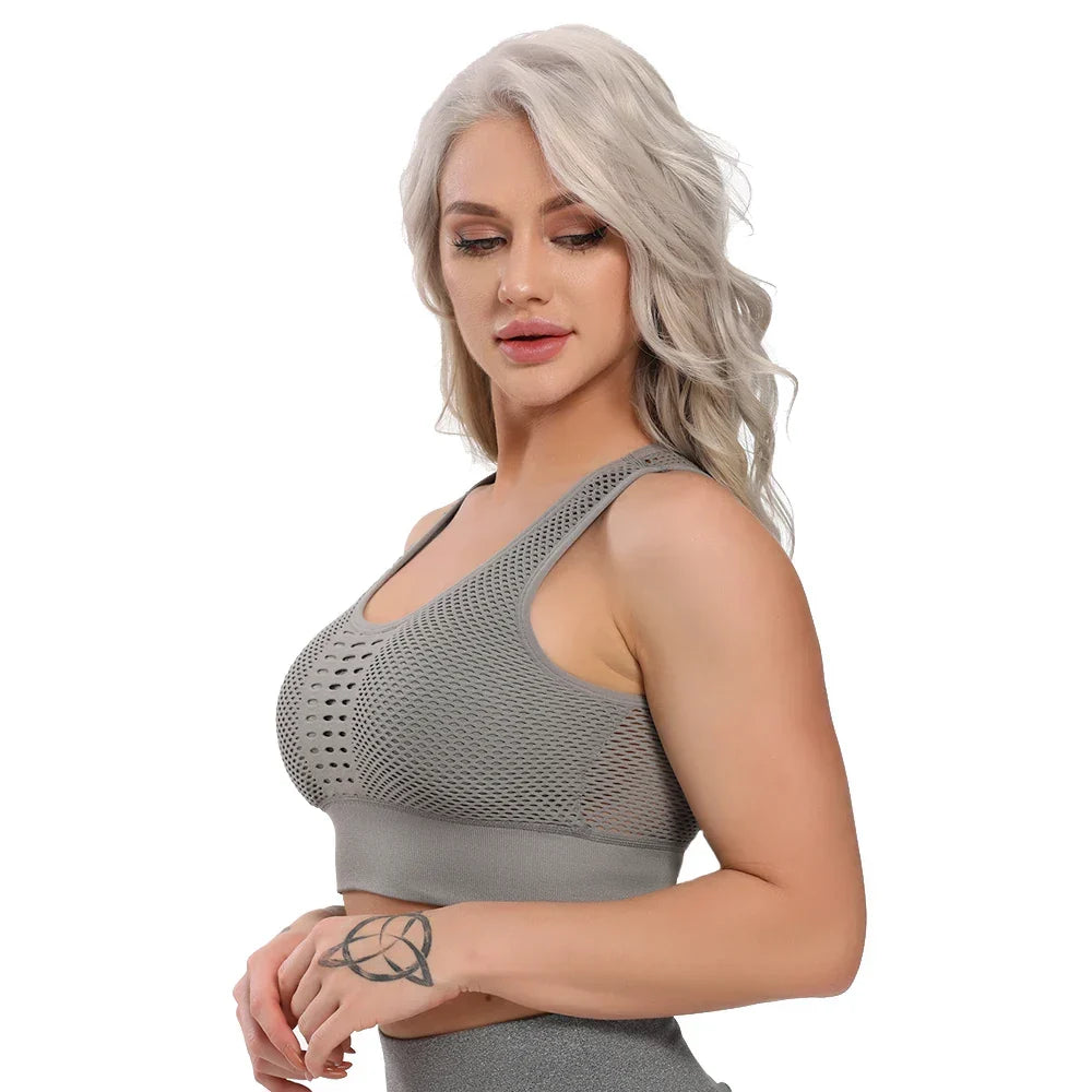Vevora Rückenfreies Crop-Sporttop