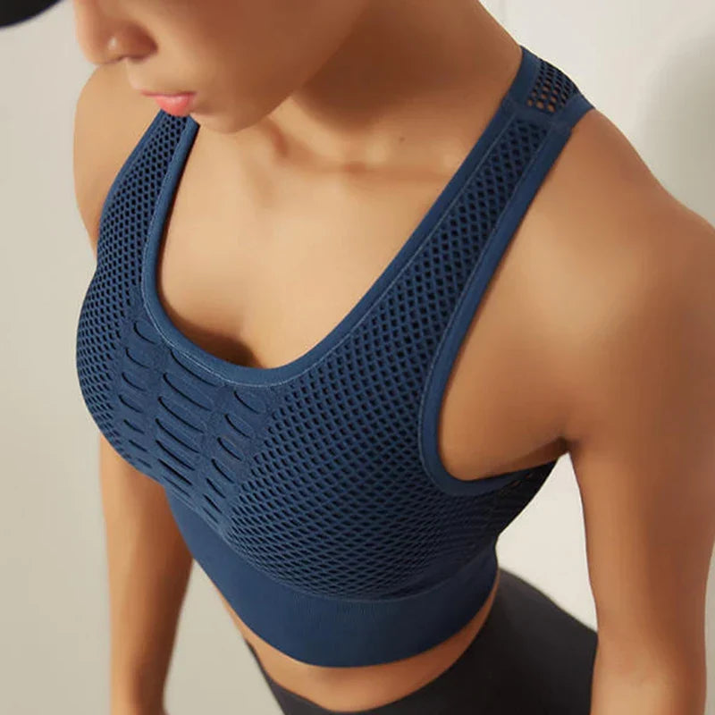 Vevora Rückenfreies Crop-Sporttop