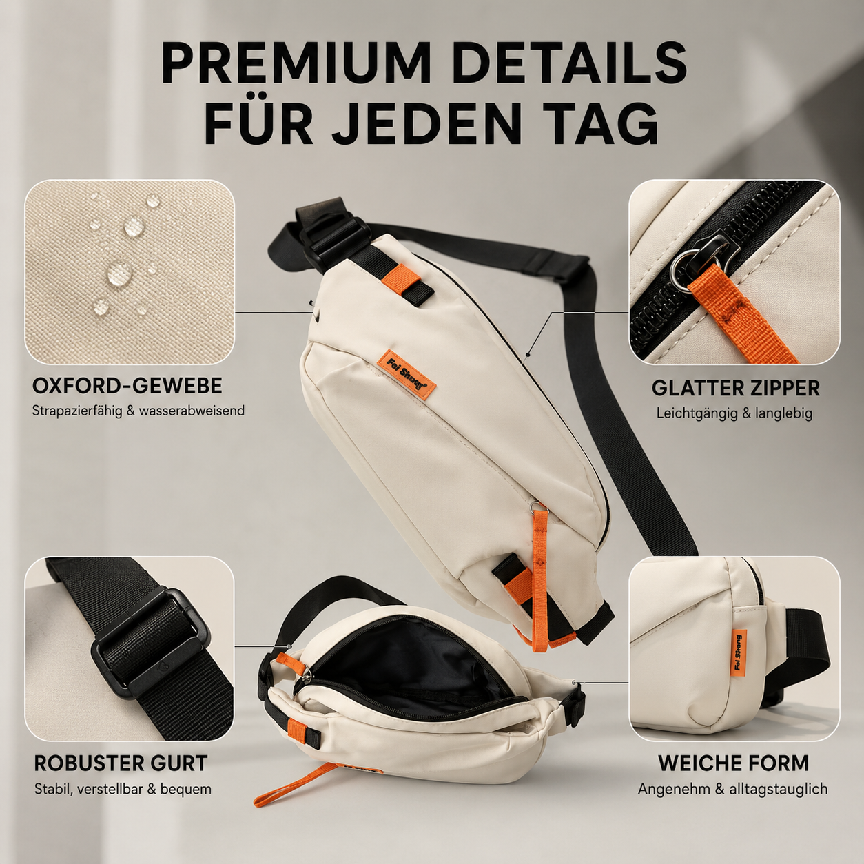 Vexilo Lässige Crossbody-Brusttasche