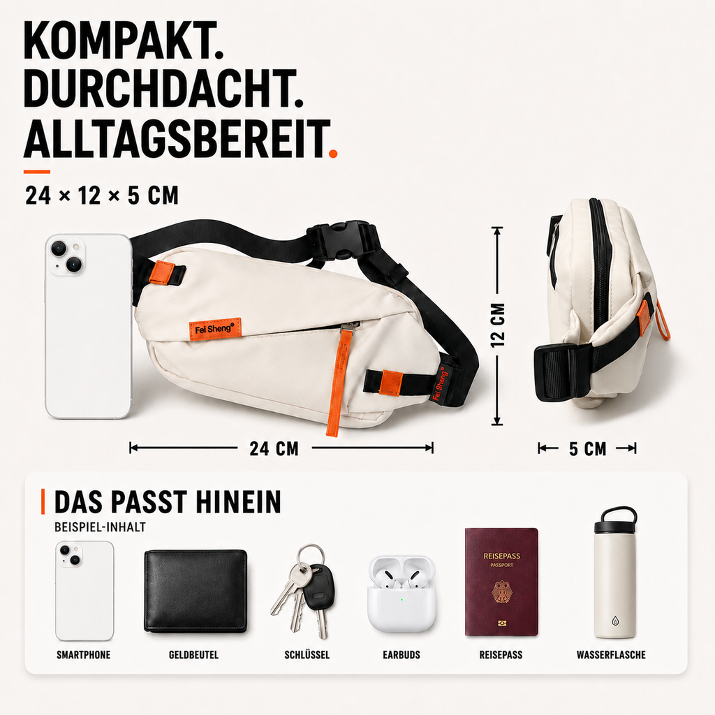 Vexilo Lässige Crossbody-Brusttasche