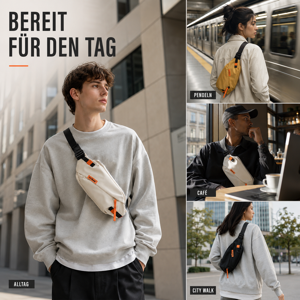 Vexilo Lässige Crossbody-Brusttasche