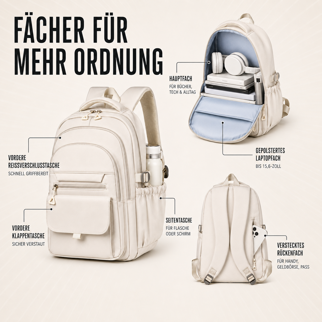 Veylore Multi-Layer-Rucksack