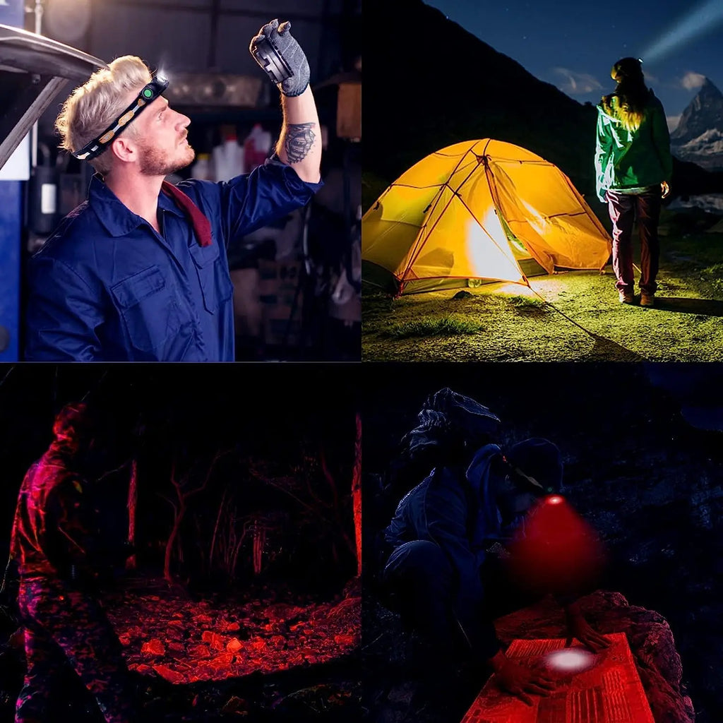 snoutatelier | Vigilaro Aufladbare LED-Stirnlampe