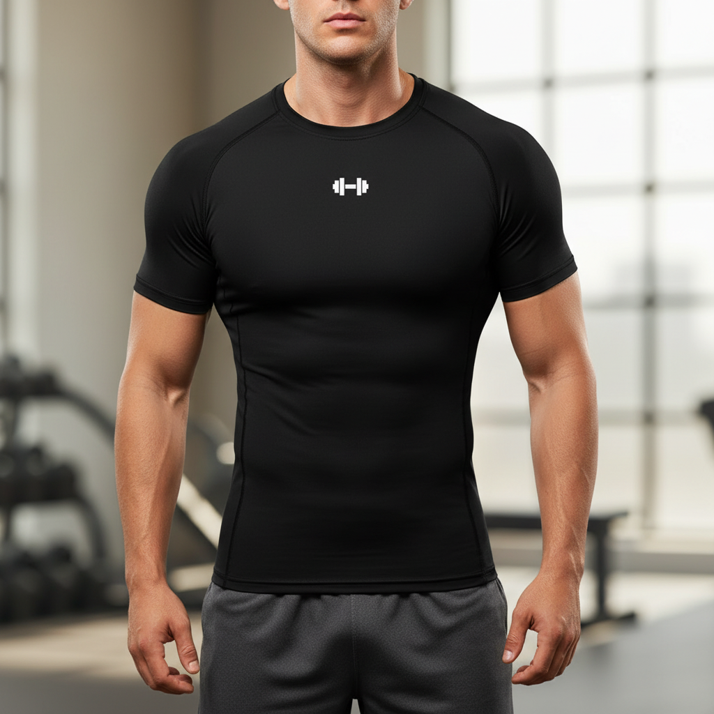VigorMaxx Kurzarm-Kompressions-T-Shirt