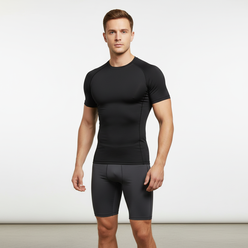 VigorMaxx Kurzarm-Kompressions-T-Shirt