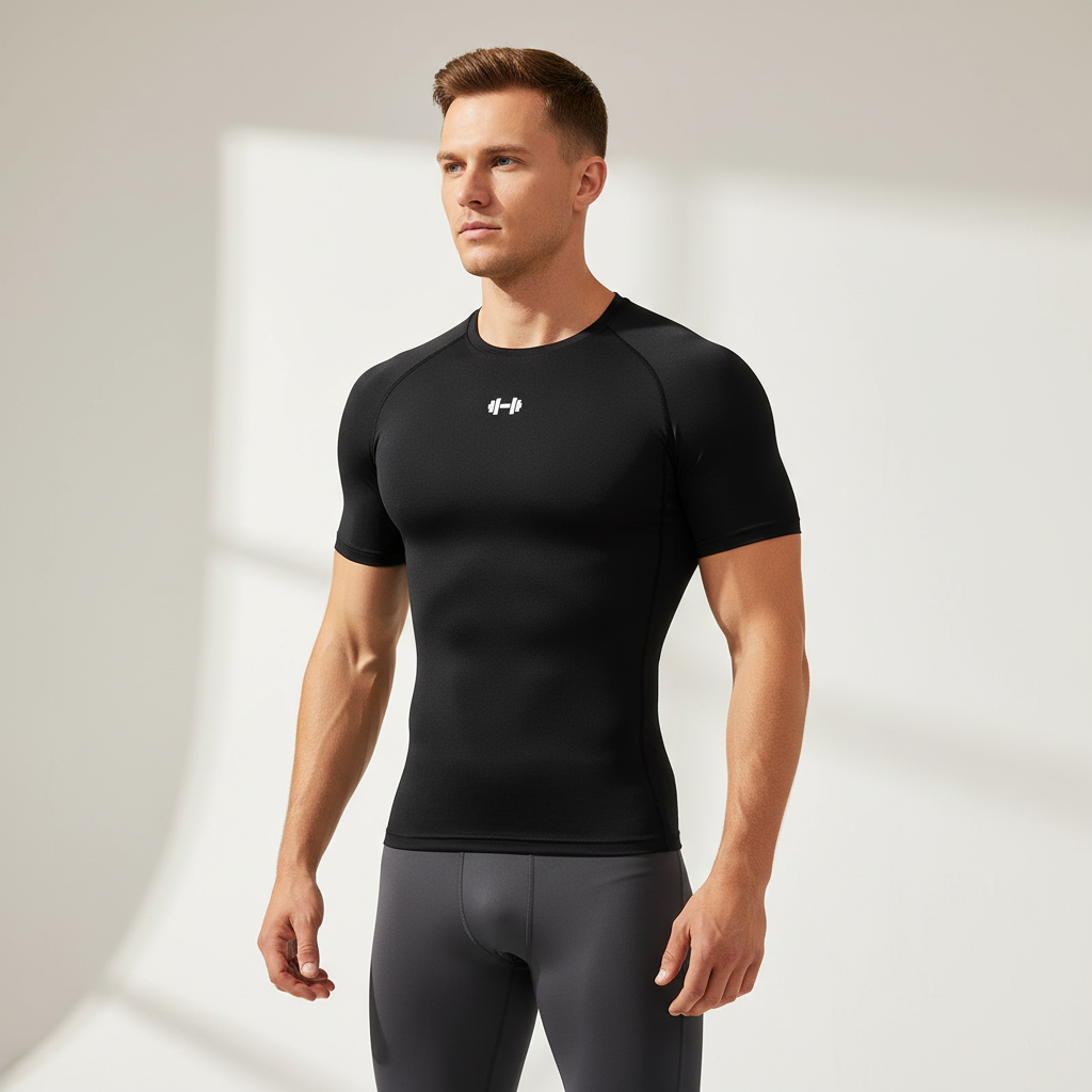 VigorMaxx Kurzarm-Kompressions-T-Shirt