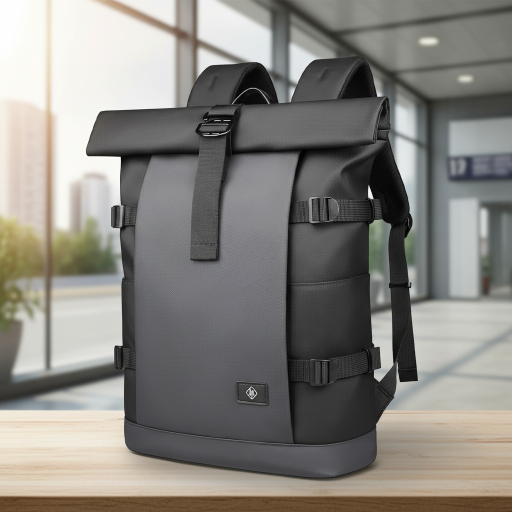 Wasserdichter Roll-Top-Rucksack