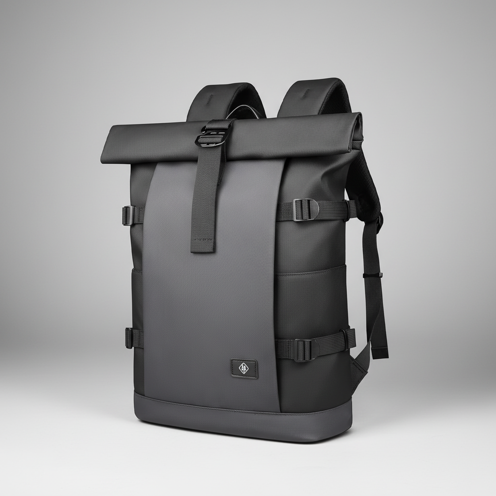 Wasserdichter Roll-Top-Rucksack